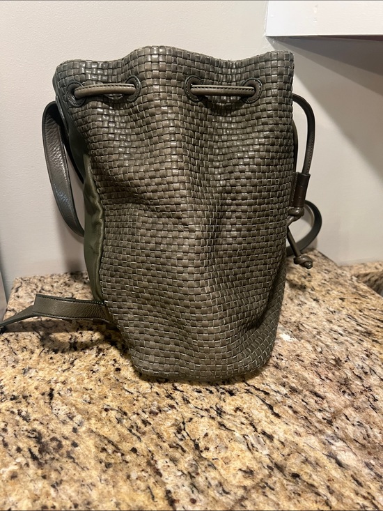 cole haan woven leather drawstring backpack Haan: Women's Backpacks drawstring closure Top carry handle Haan Woven Leather Cole Haan